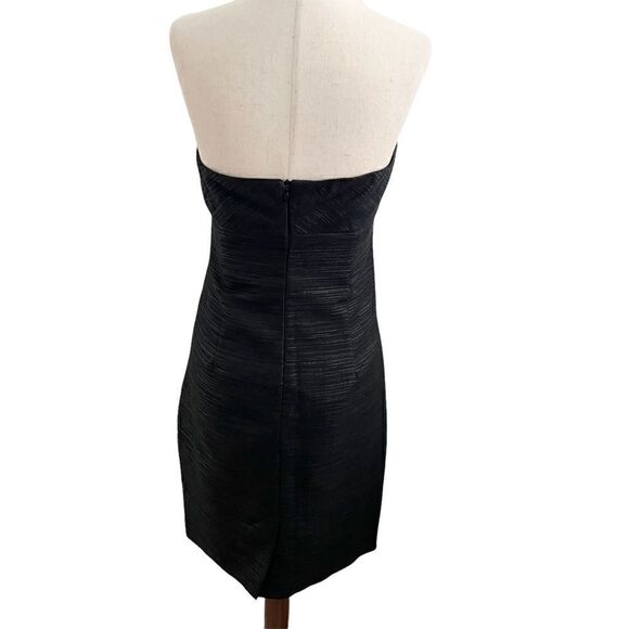 Trina Turk Black Strapless Dress w/ Front Bow Size 2 - Picture 4 of 8